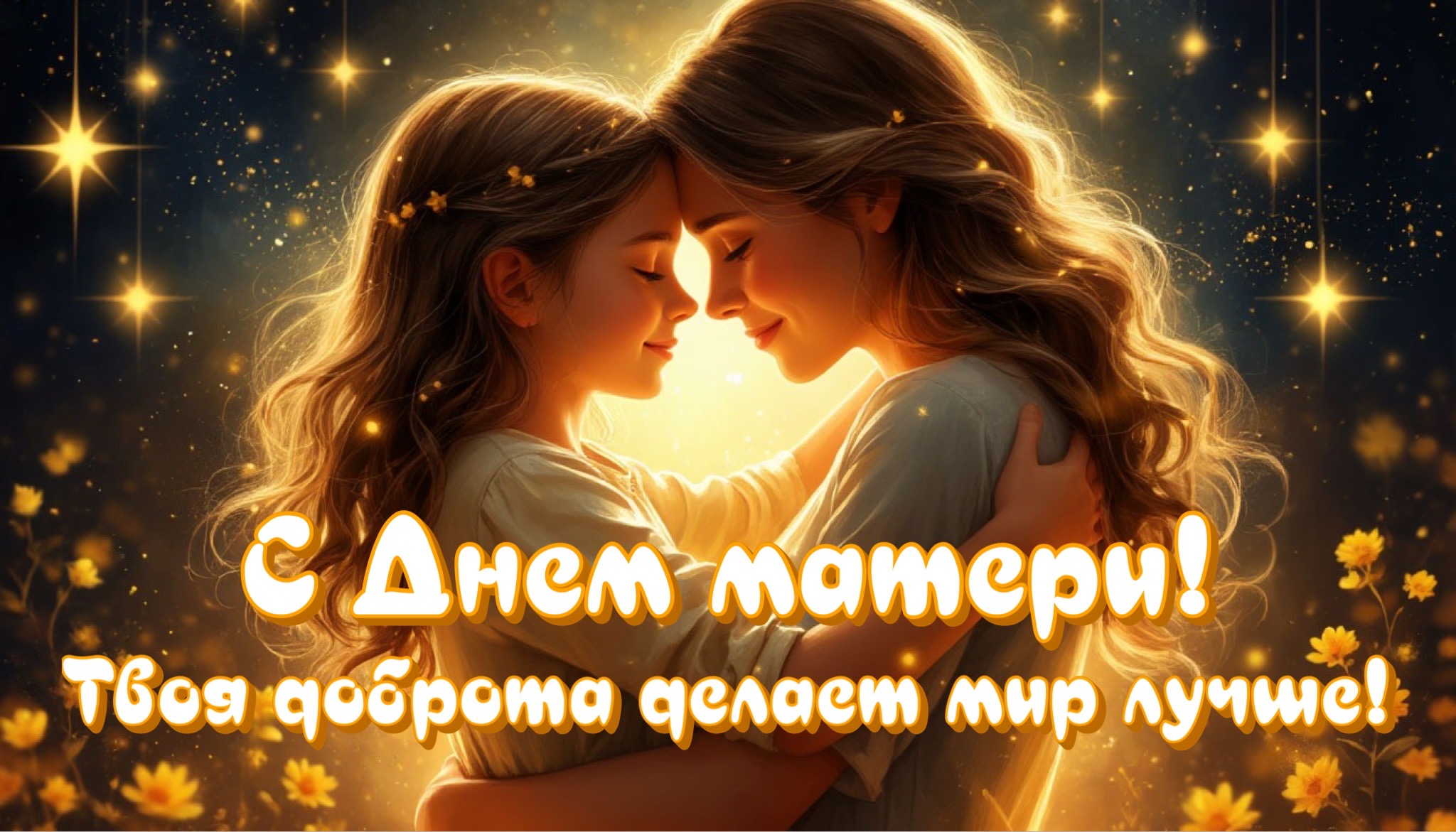 Открытка с Днем матери