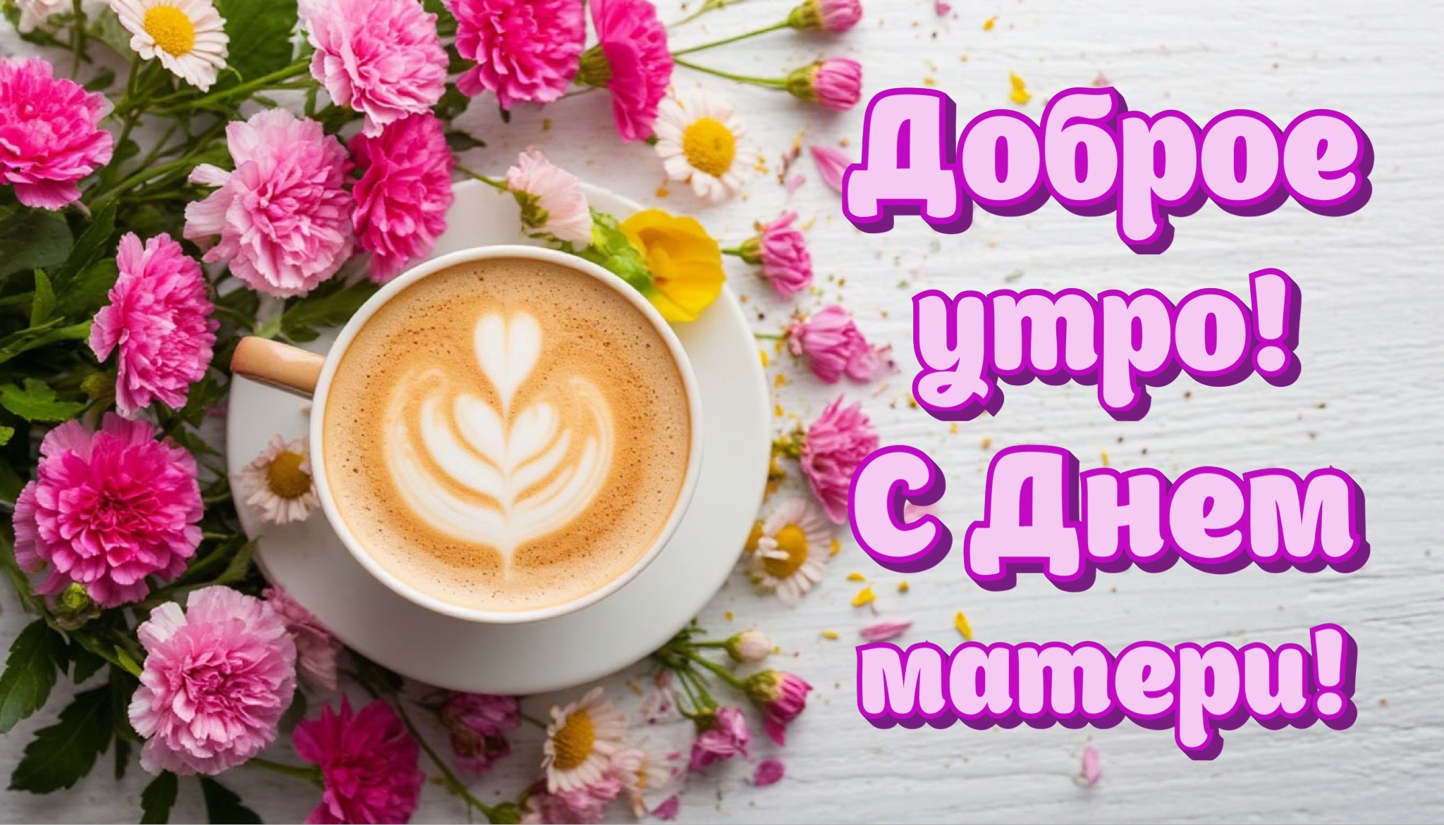 Открытка с Днем матери