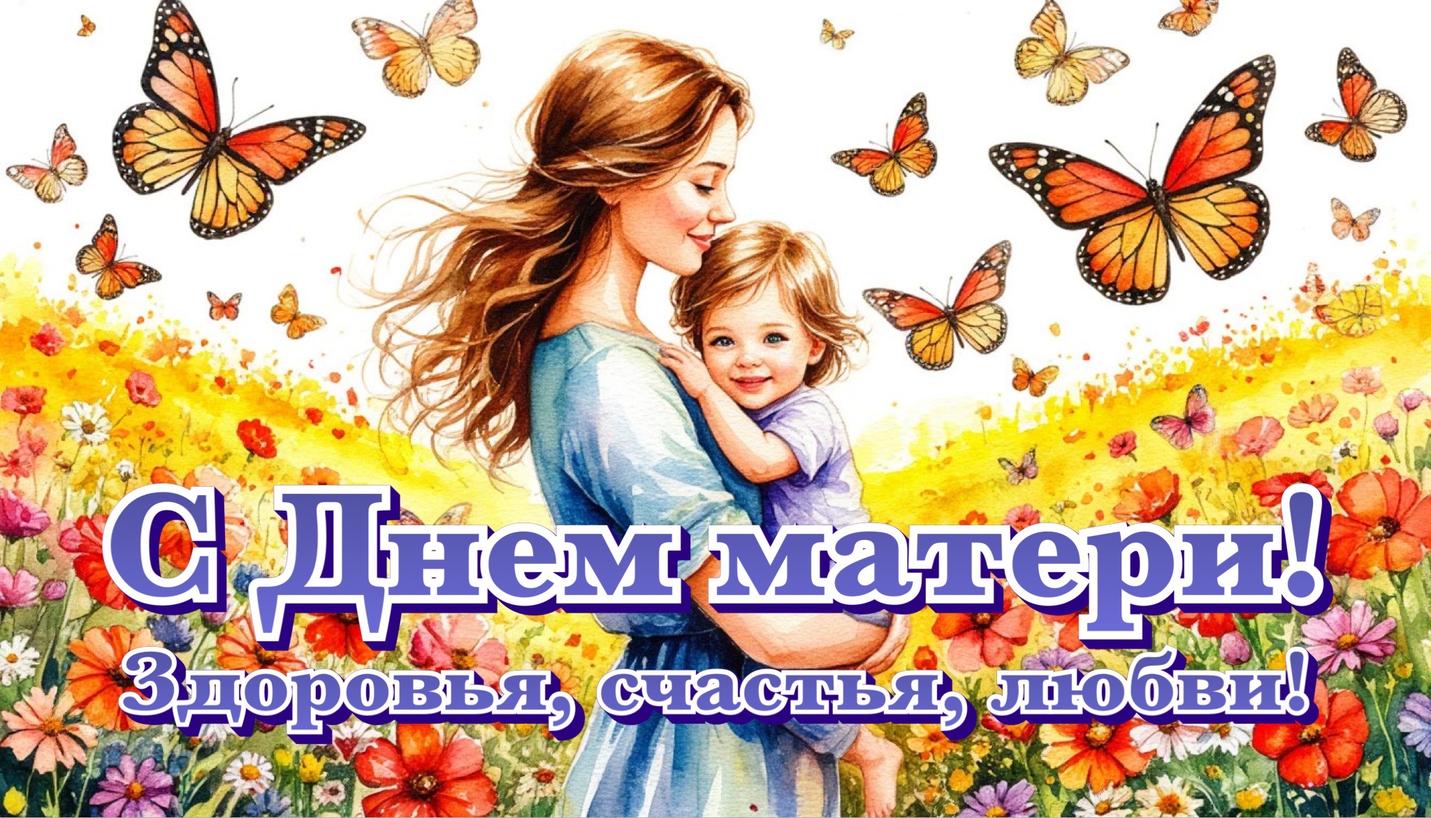 Открытка с Днем матери