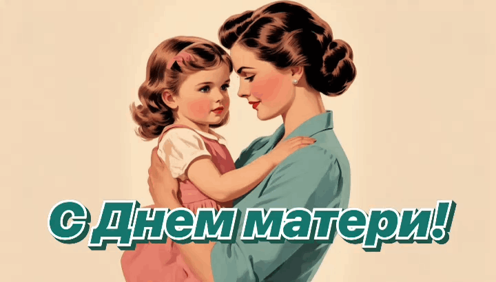 Гиф с Днем матери