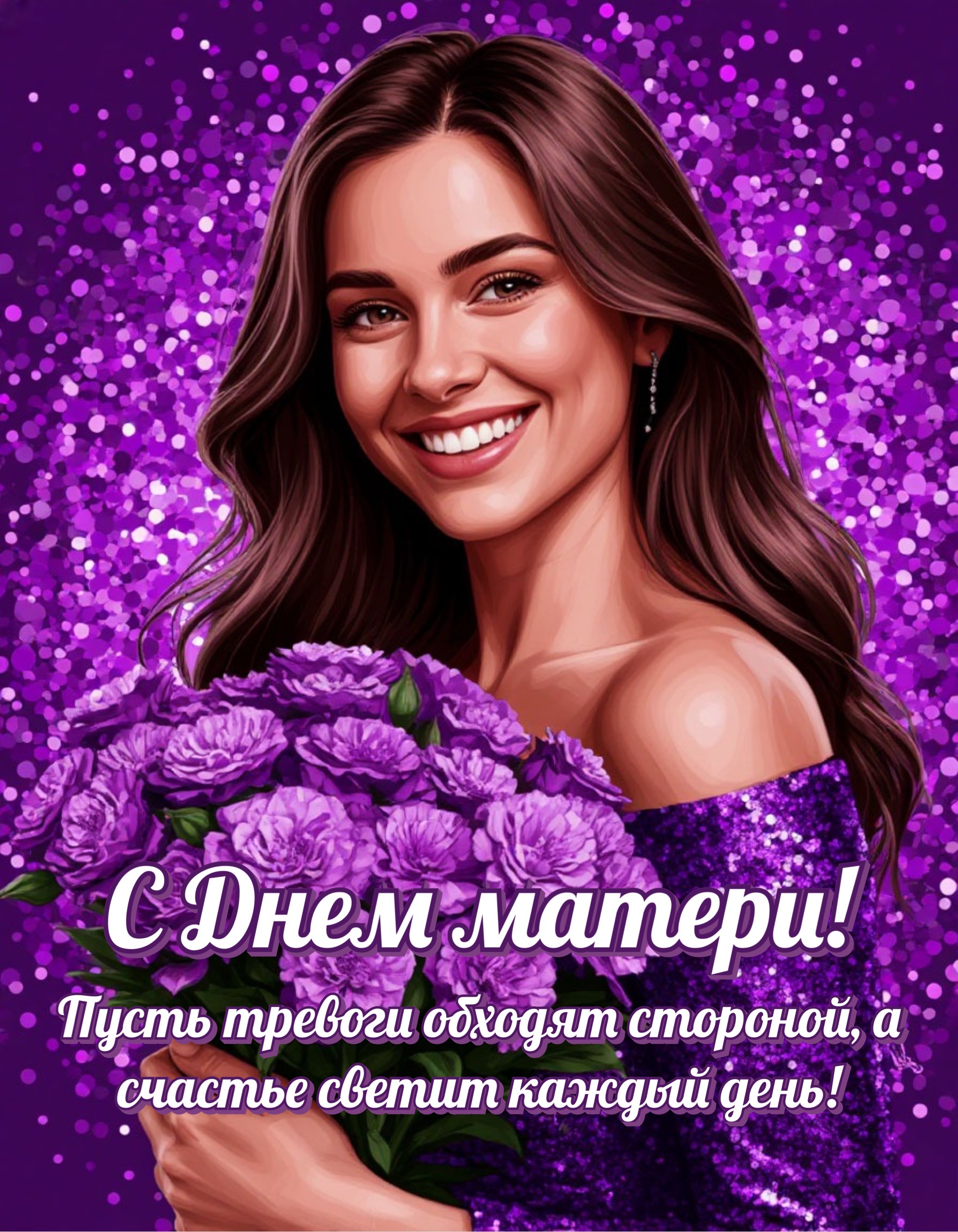 Открытка с Днем матери