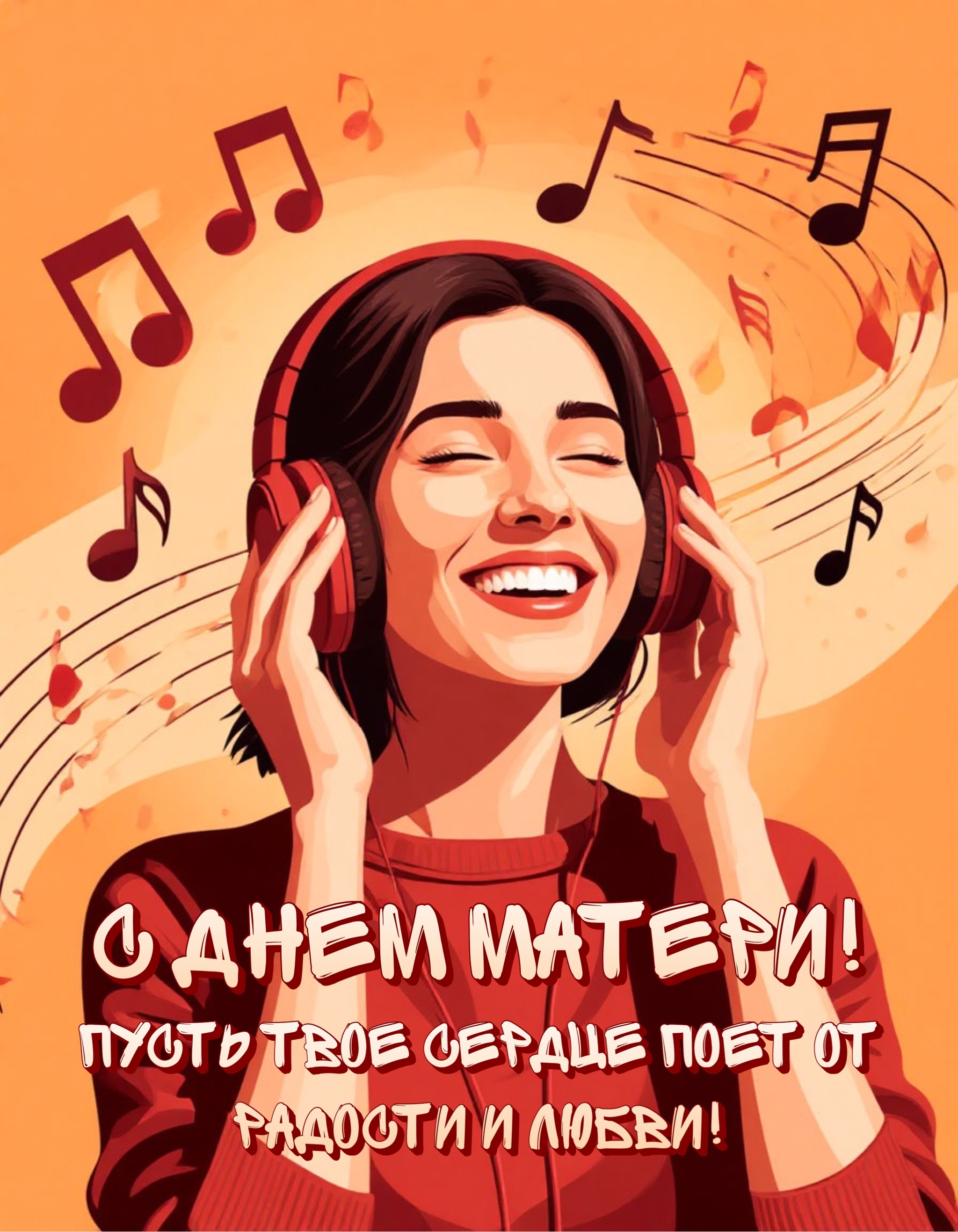 Открытка с Днем матери