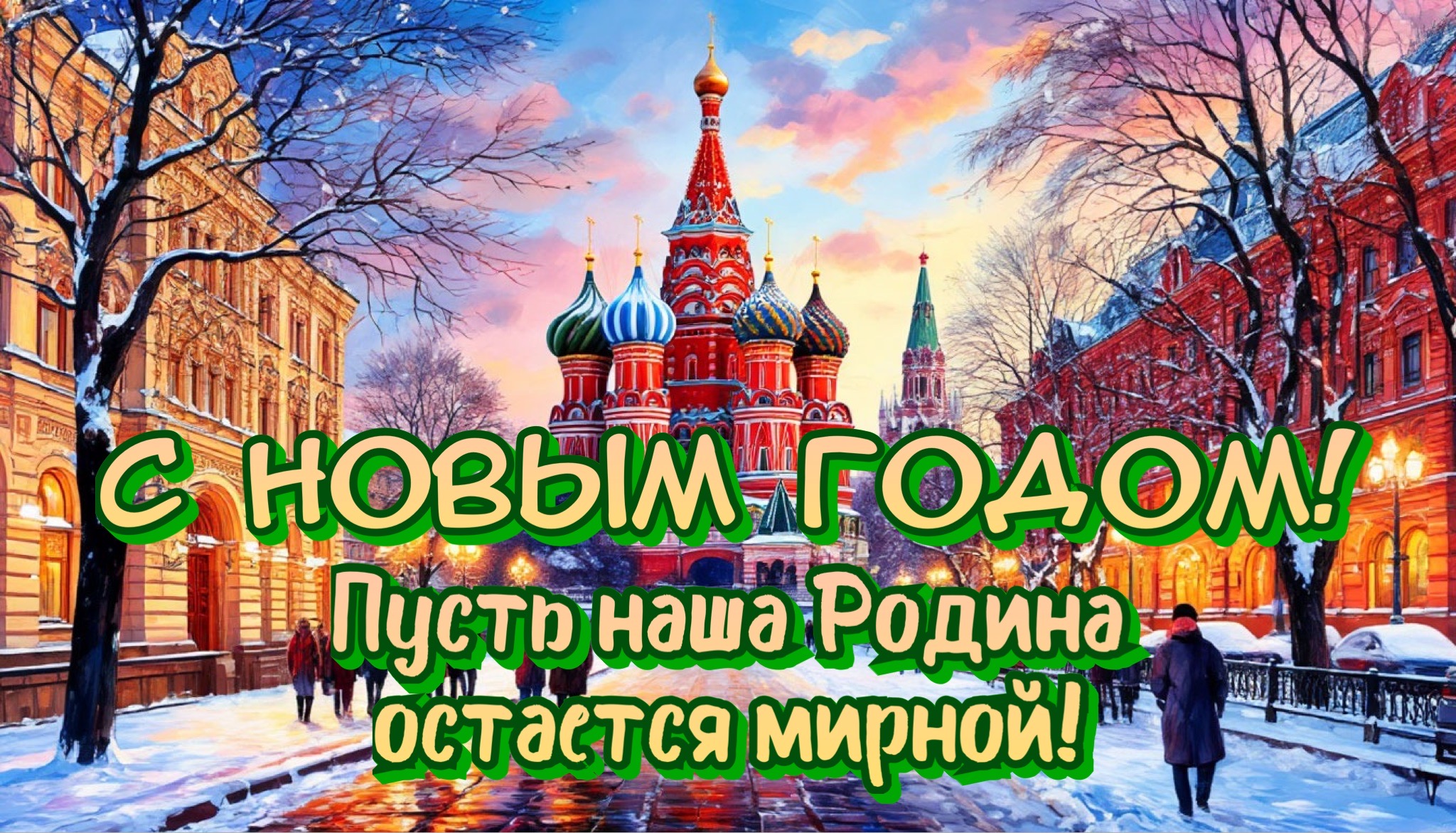 Открытка с Новым годом для военнослужащего