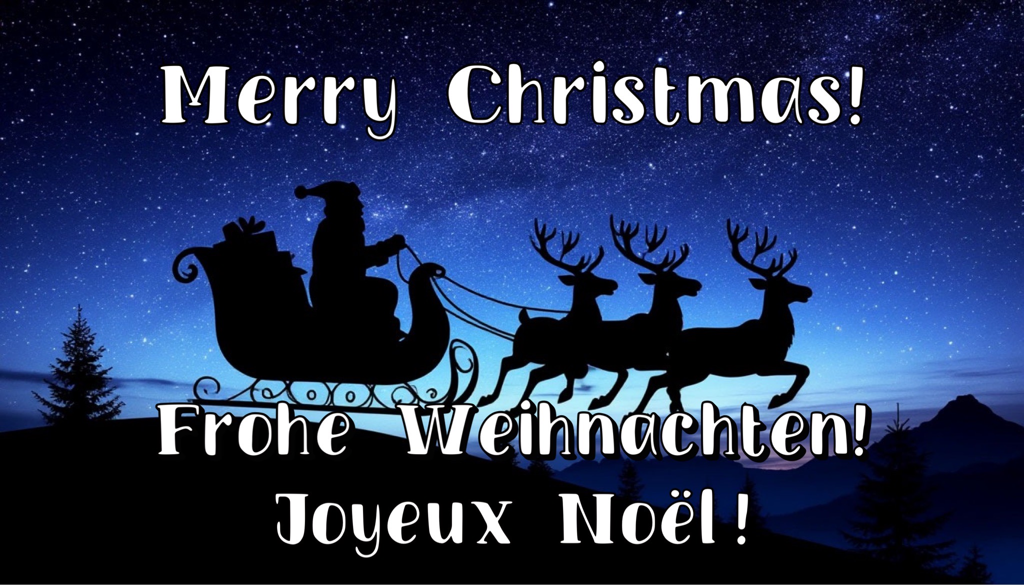 Открытка с католическим Рождеством