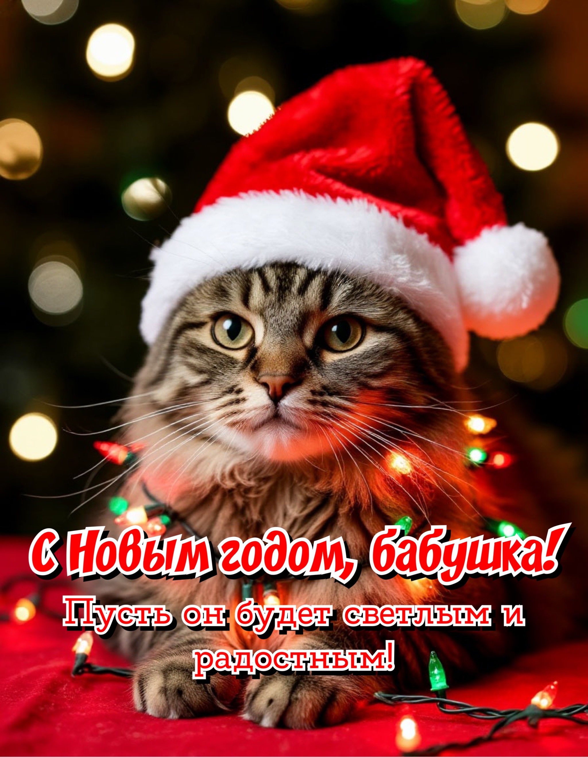 Открытка с Новым годом