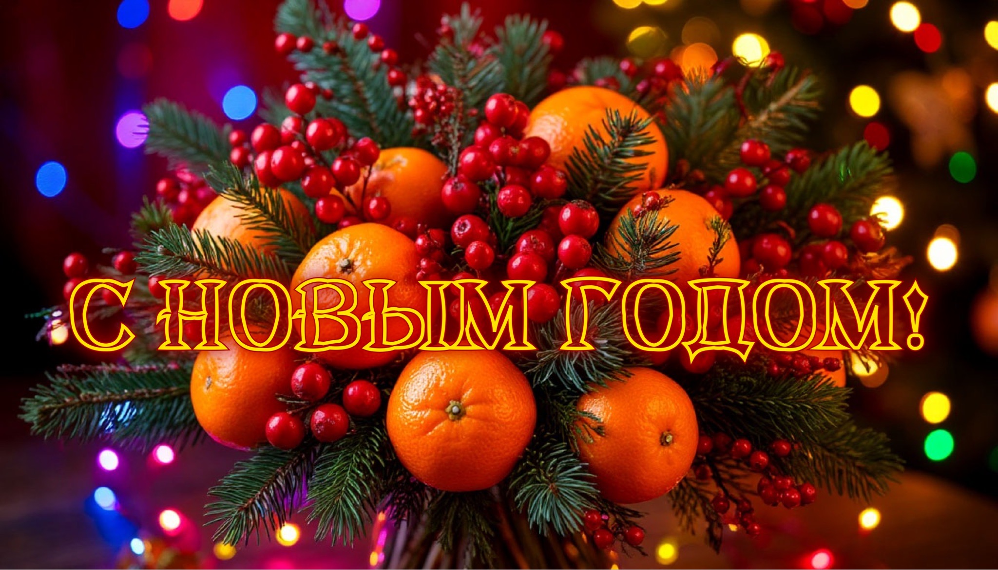 Открытка с Новым годом