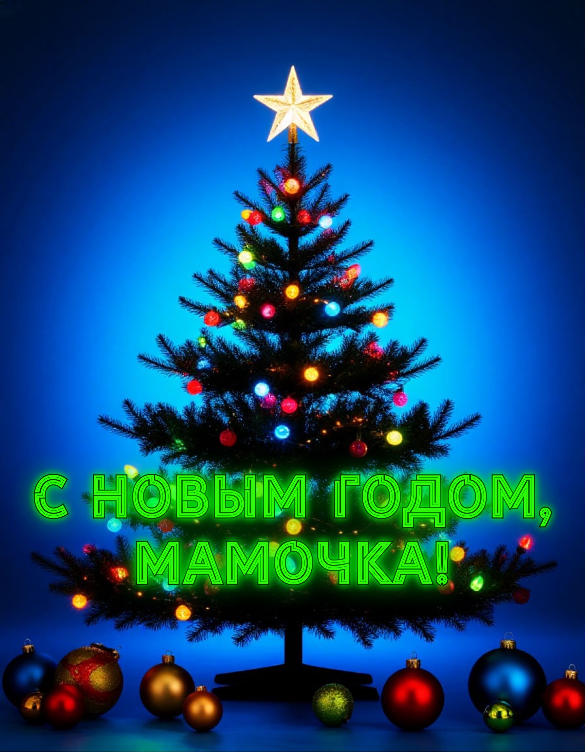 Открытка с Новым годом