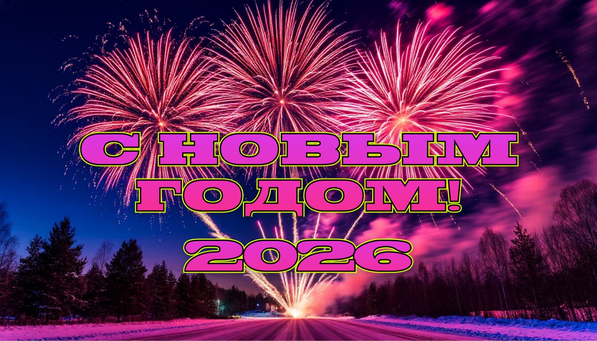 Открытка с Новым годом