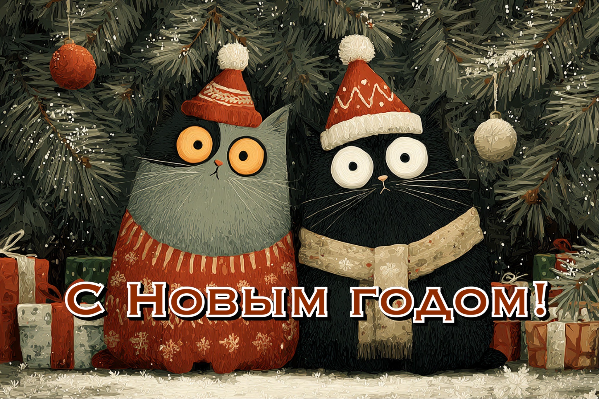 Открытка с Новым годом