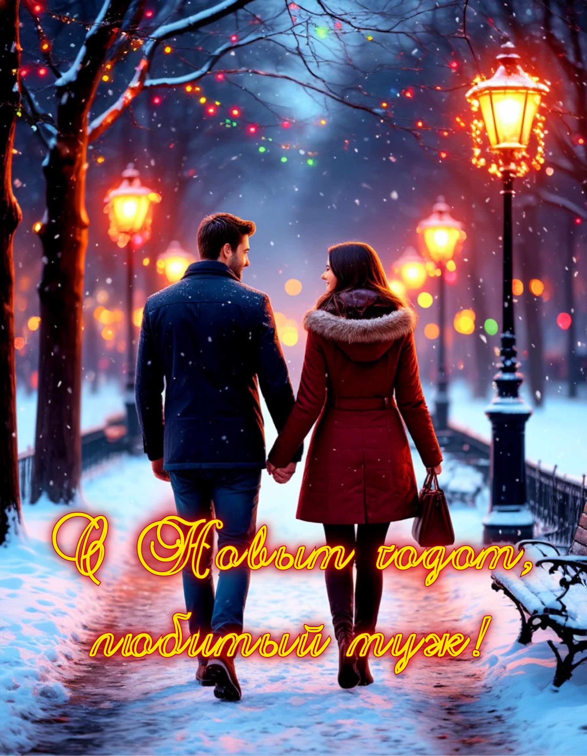 Открытки с Новым годом 2026 для семьи