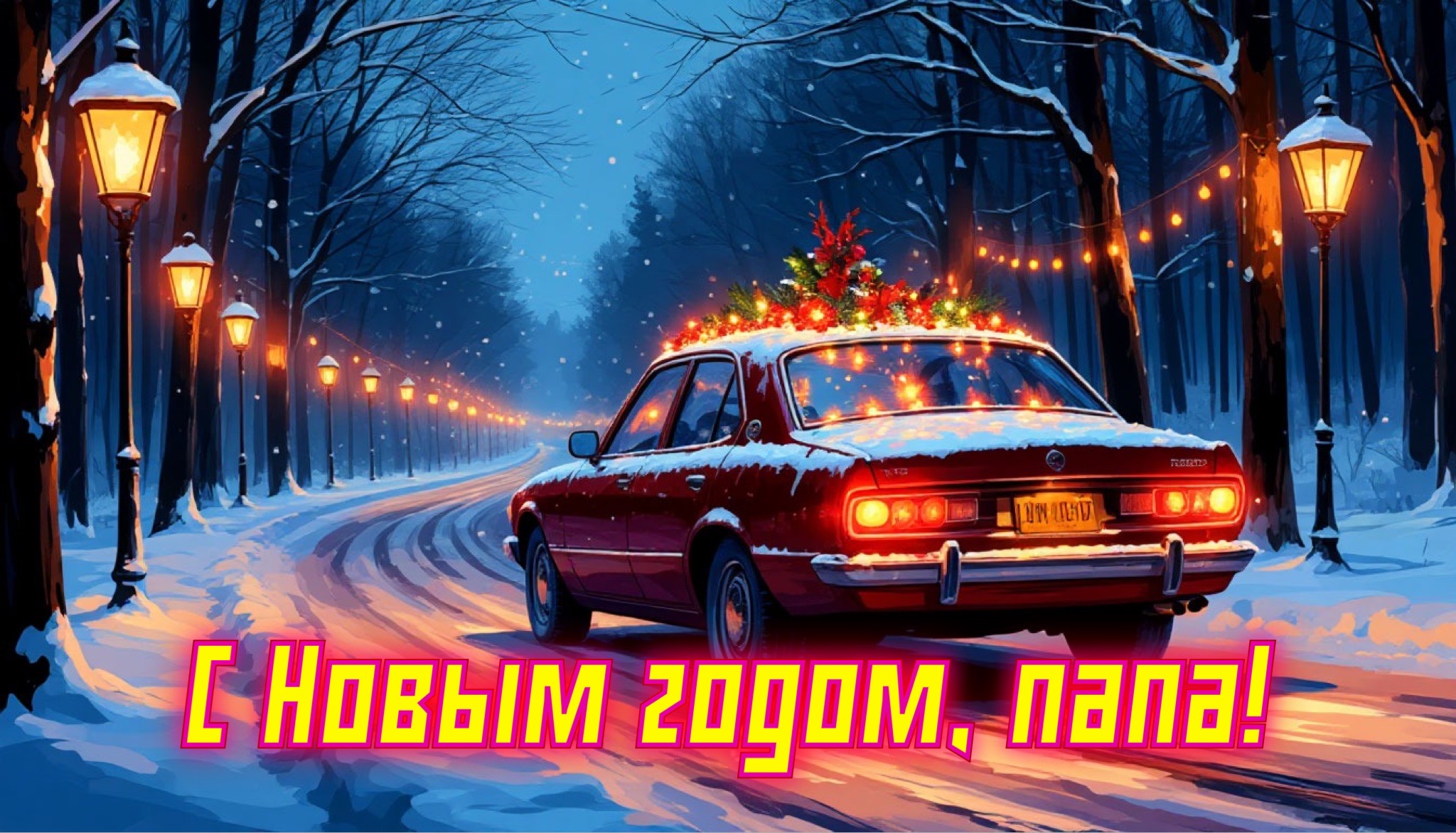 Открытки с Новым годом 2026 для семьи