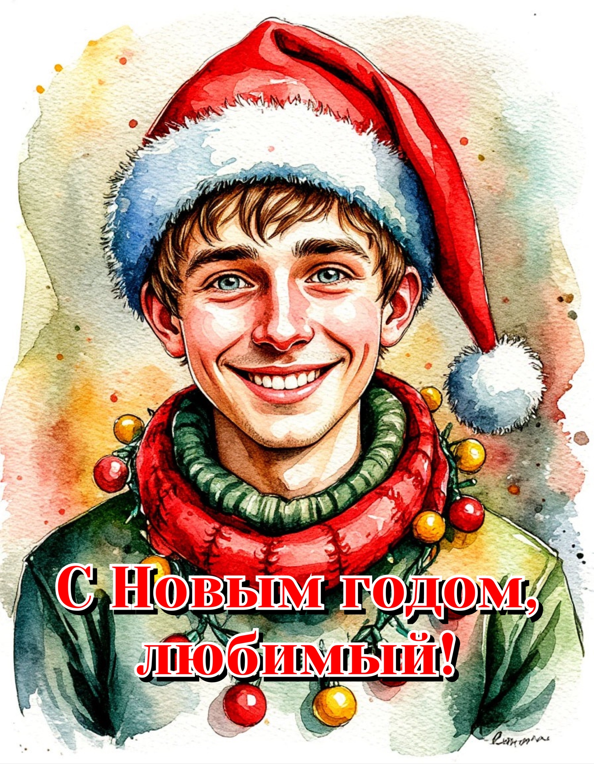 Открытки с Новым годом 2026 для семьи