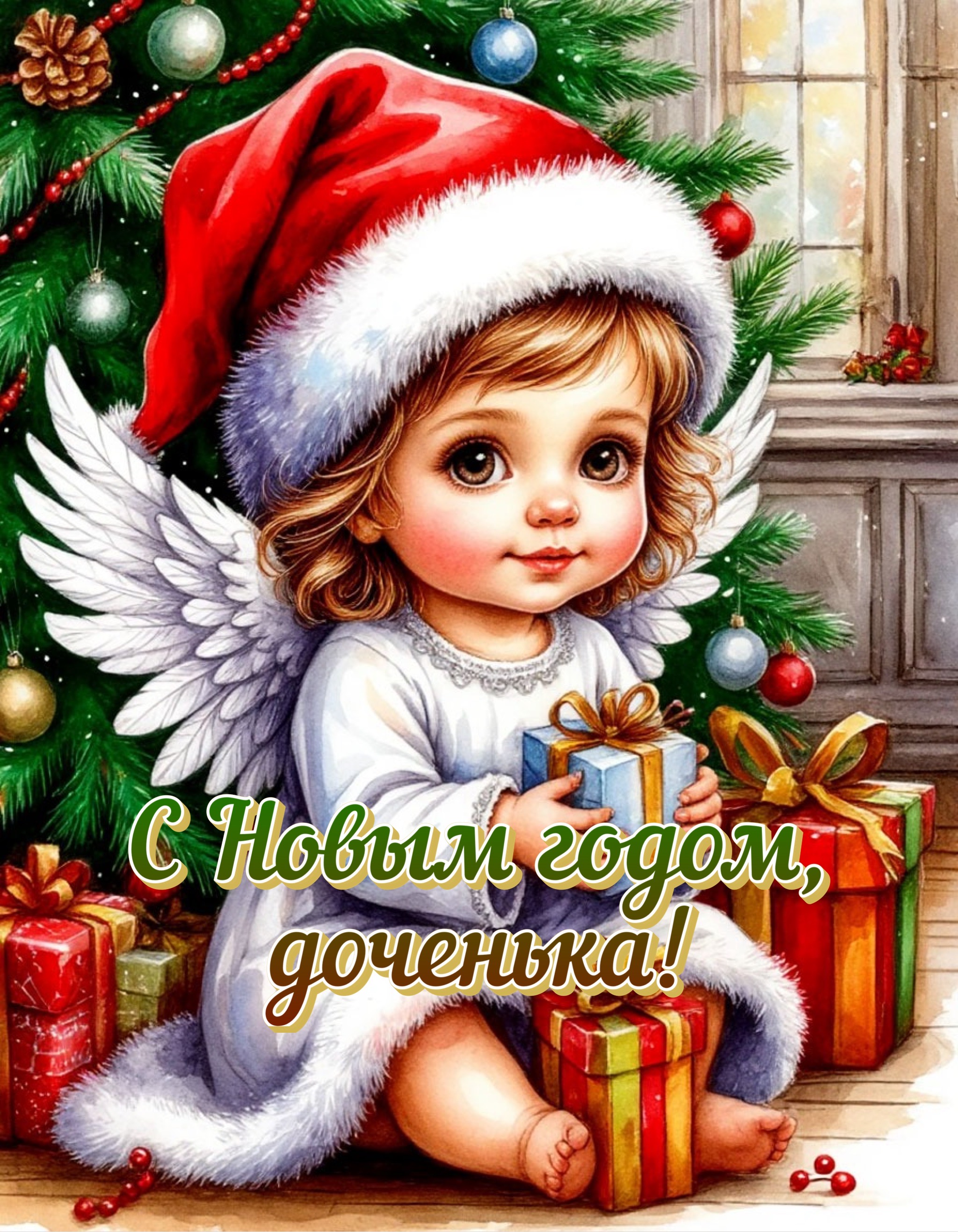 Открытки с Новым годом 2026 для семьи