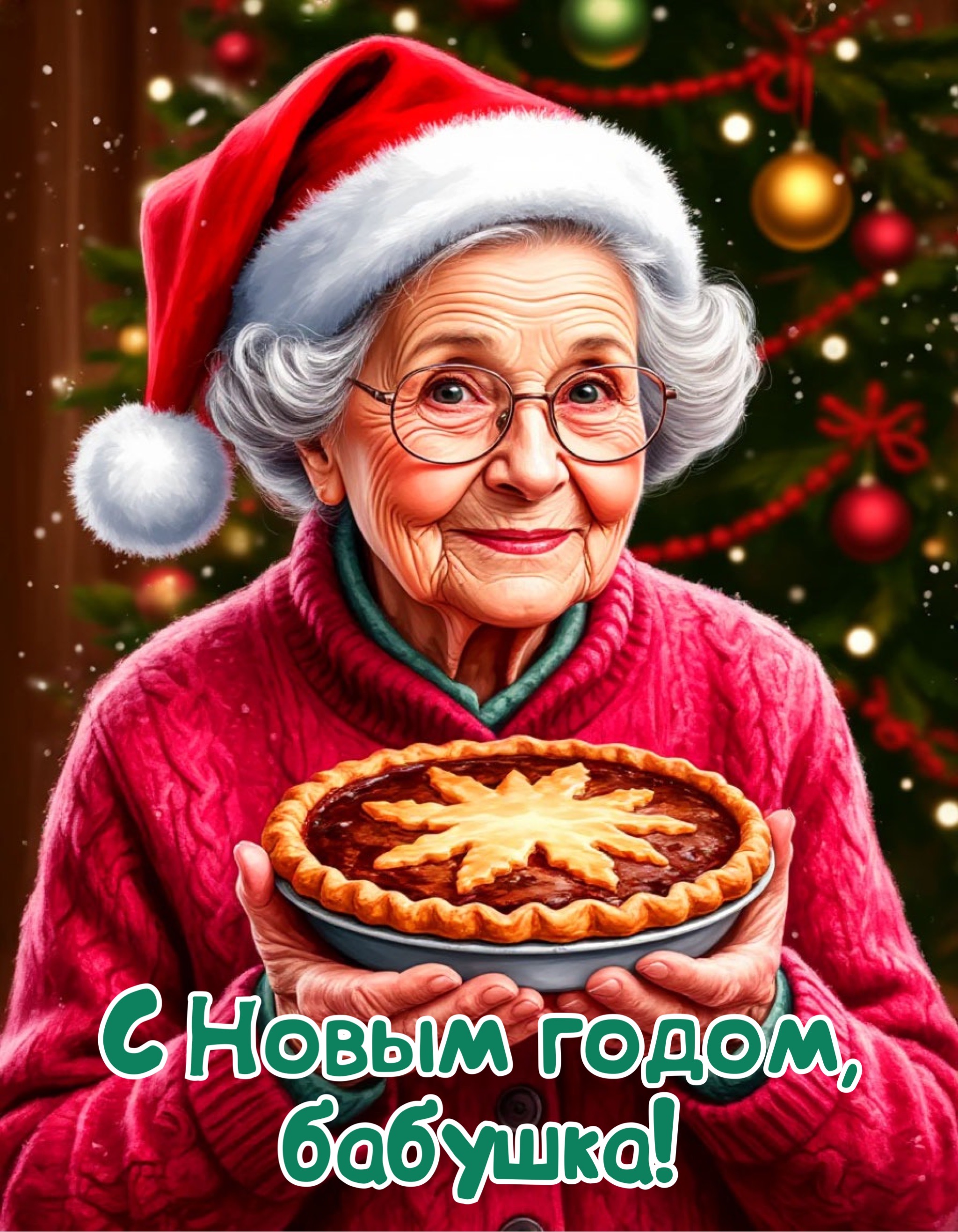 Открытки с Новым годом 2026 для семьи