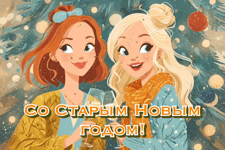 Открытки со Старым Новым годом