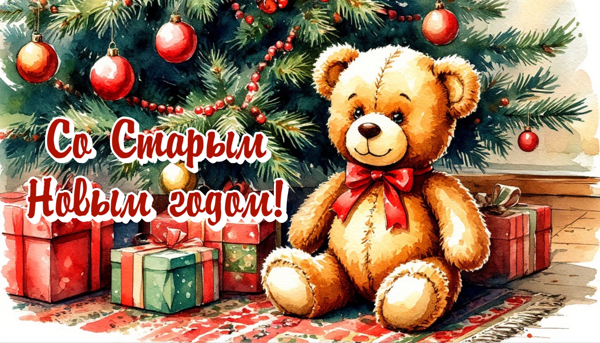 Открытки со Старым Новым годом