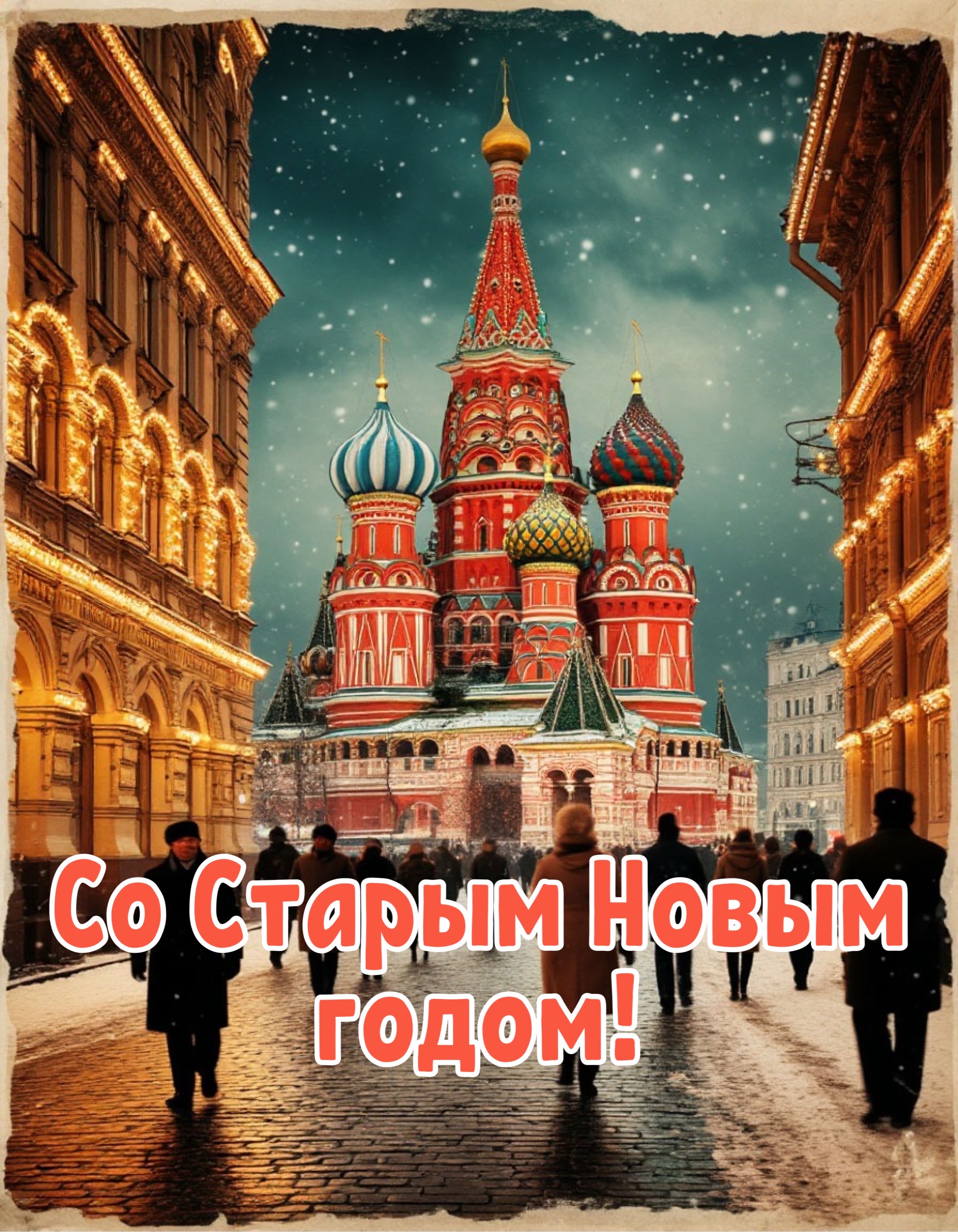 Открытки со Старым Новым годом