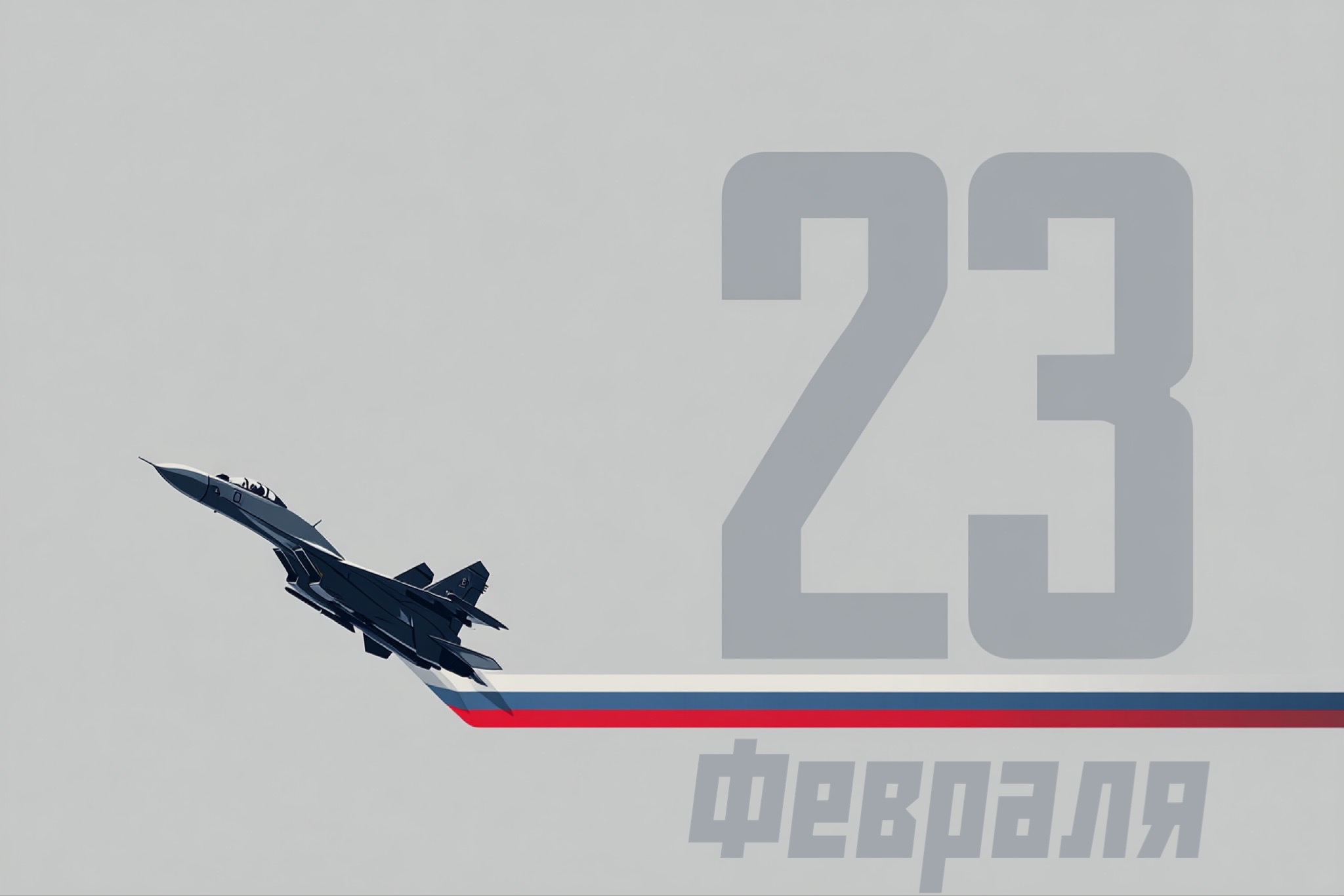 Открытка с 23 февраля — пожелание мужчине-руководителю: силы, спокойствия, лидерства  