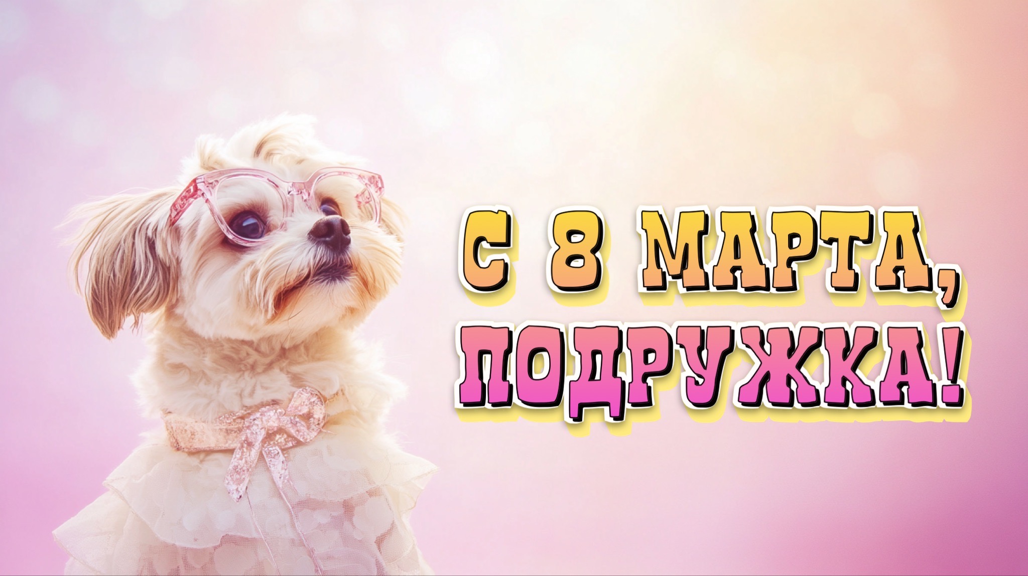 Открытка с 8 марта