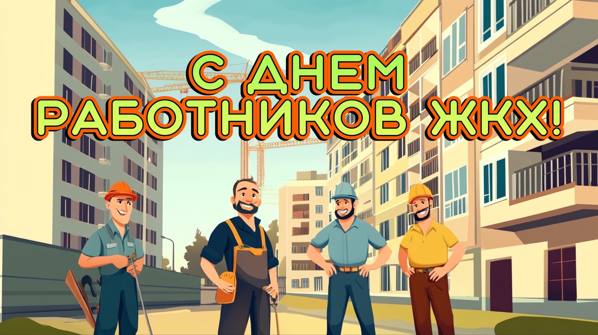 Открытка с Днем работников ЖКХ