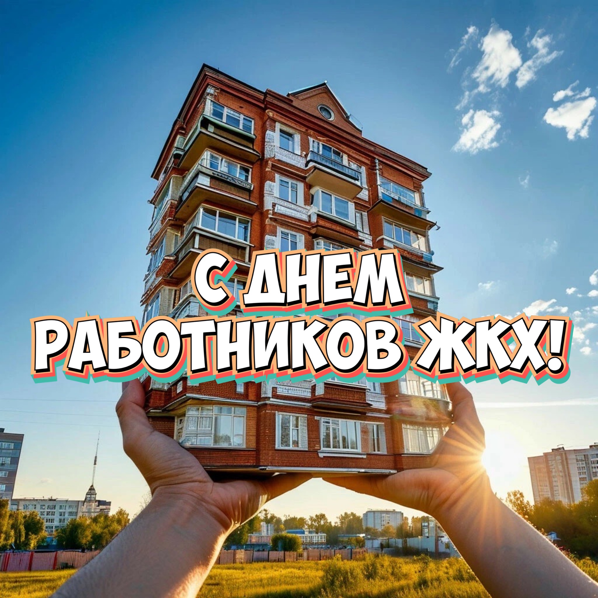 Открытка с Днем работников ЖКХ