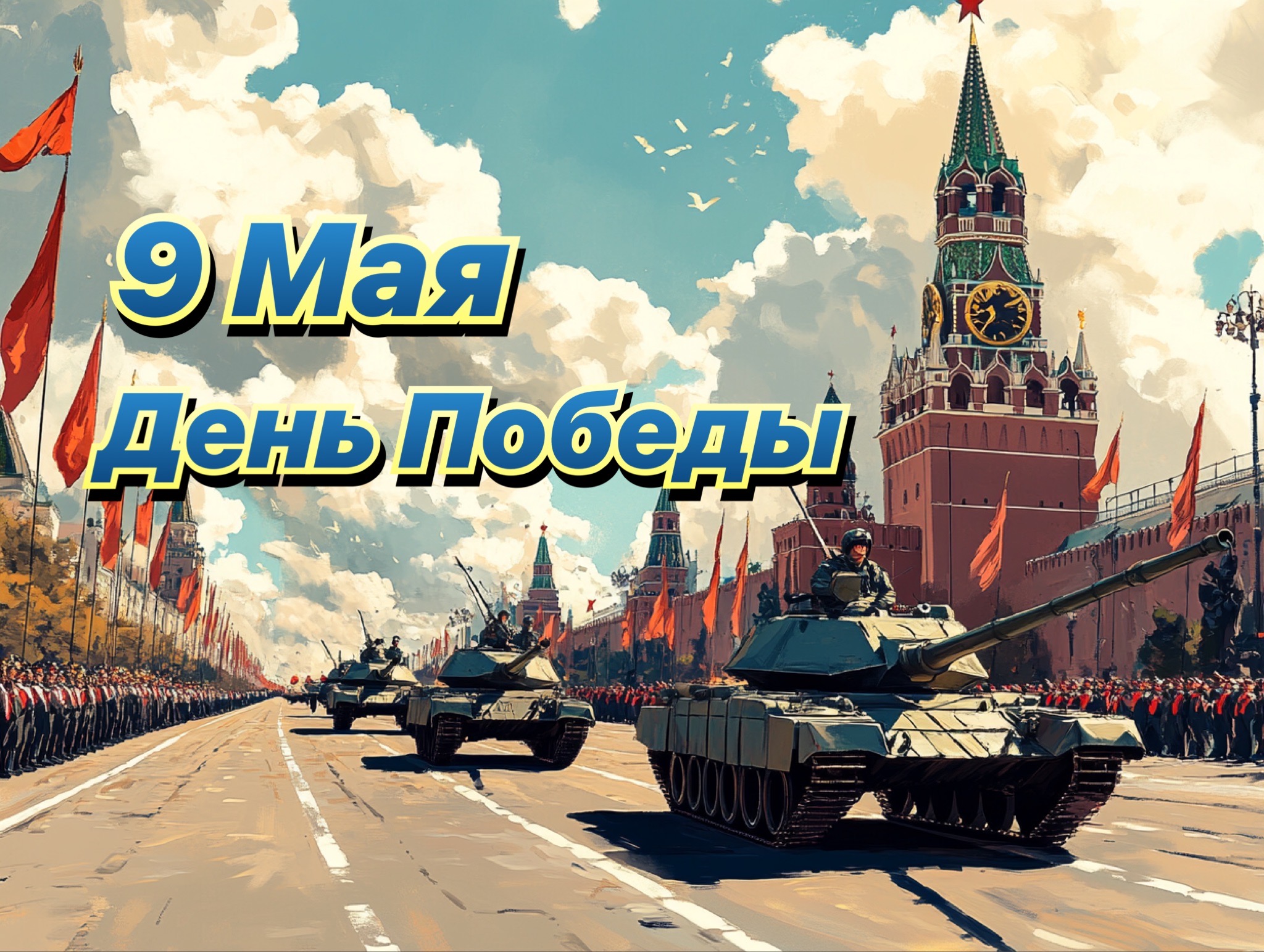 Открытка с Днем Победы