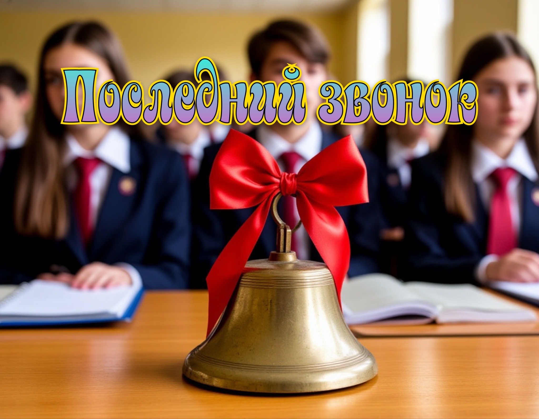Открытка с Последним звонком