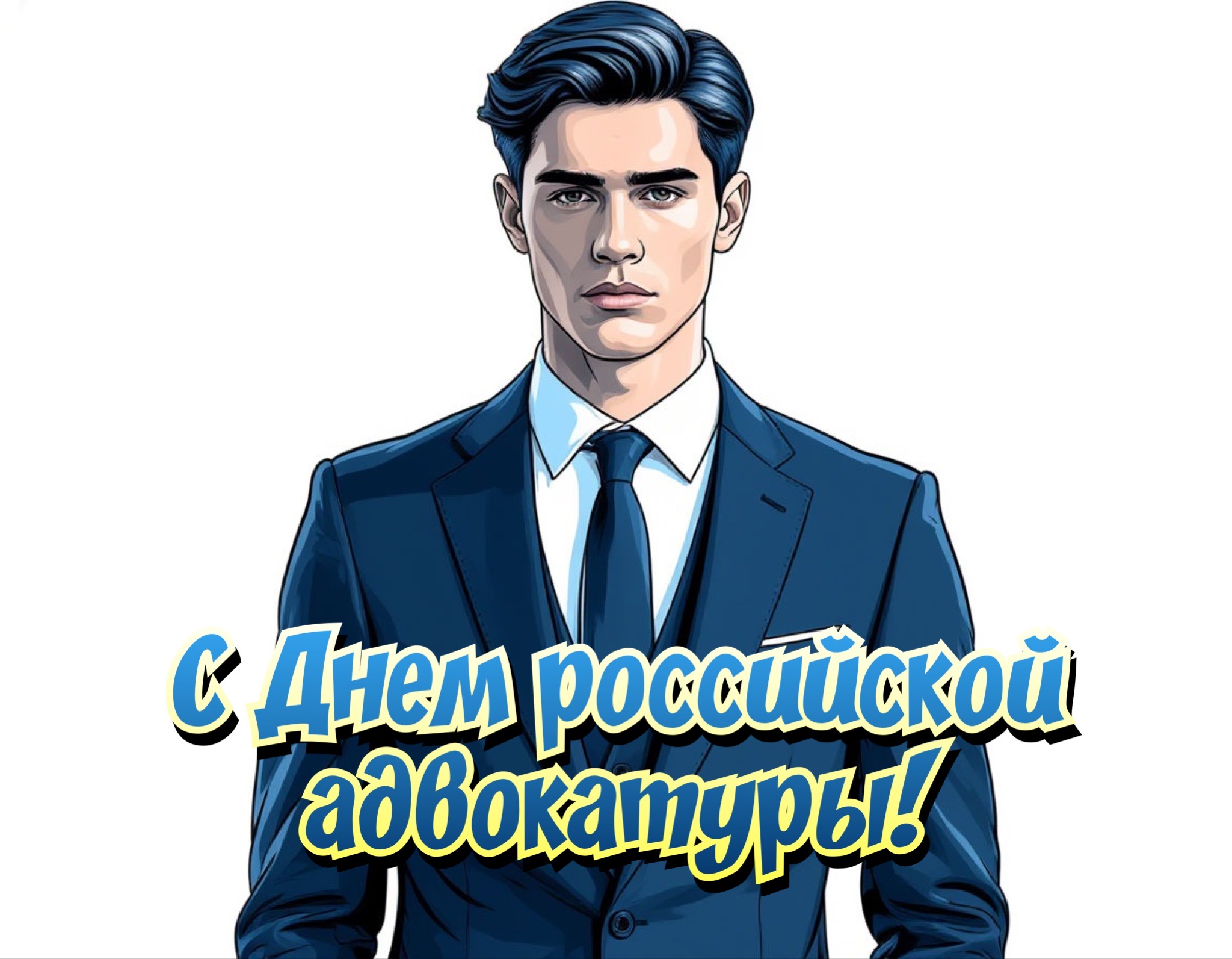 Открытка с Днем российской адвокатуры