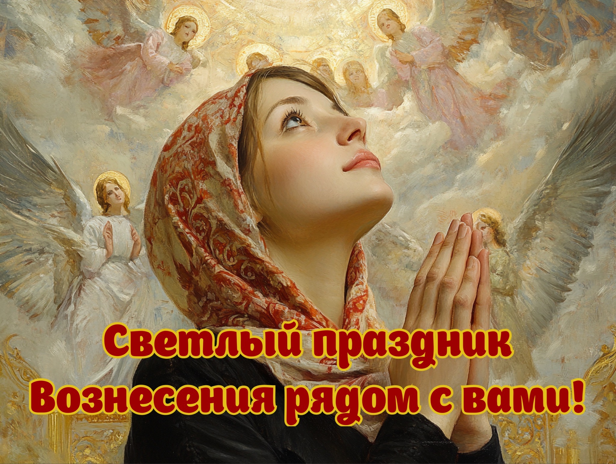 Открытка с Вознесением Господним