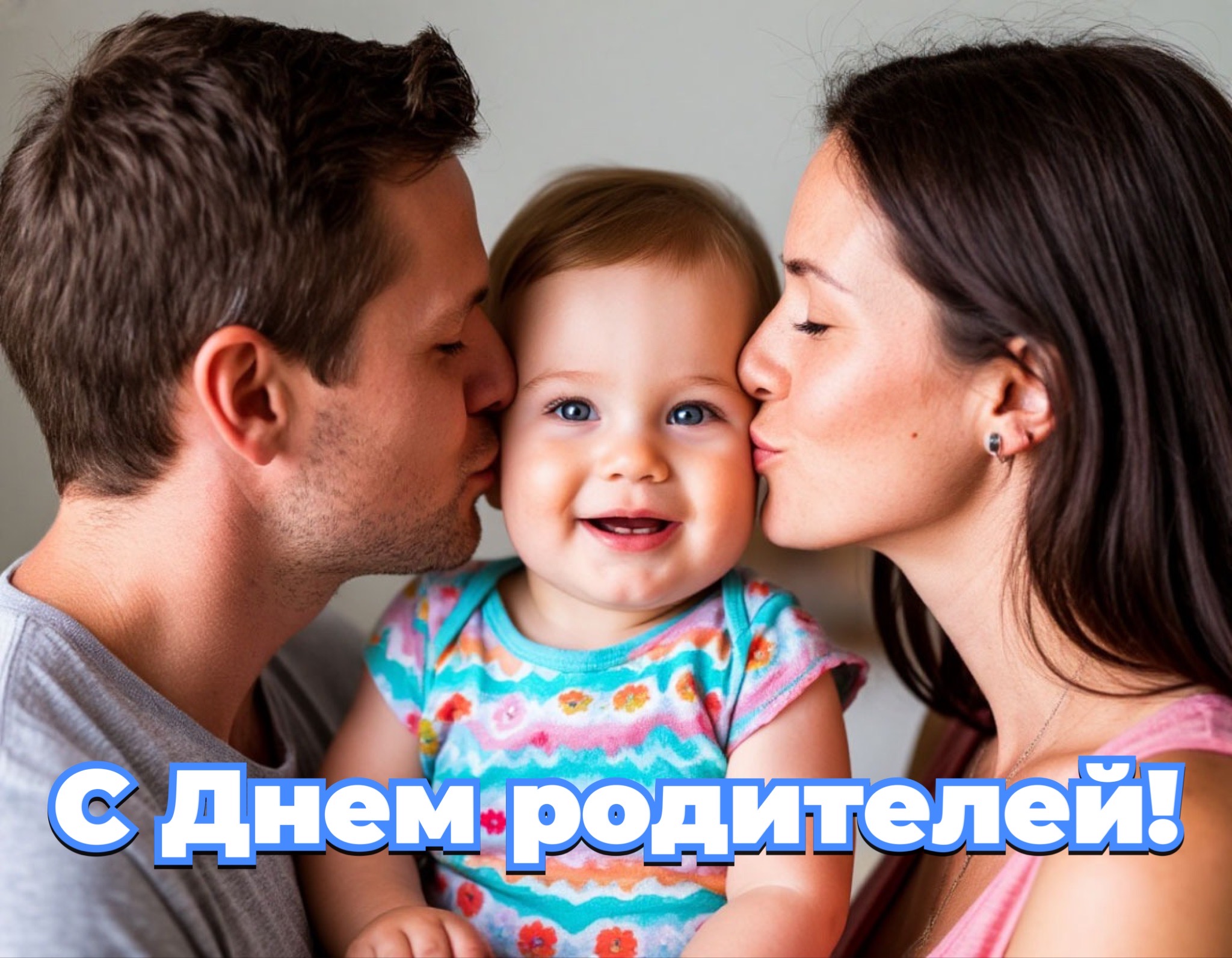 Открытка со Всемирным днем родителей