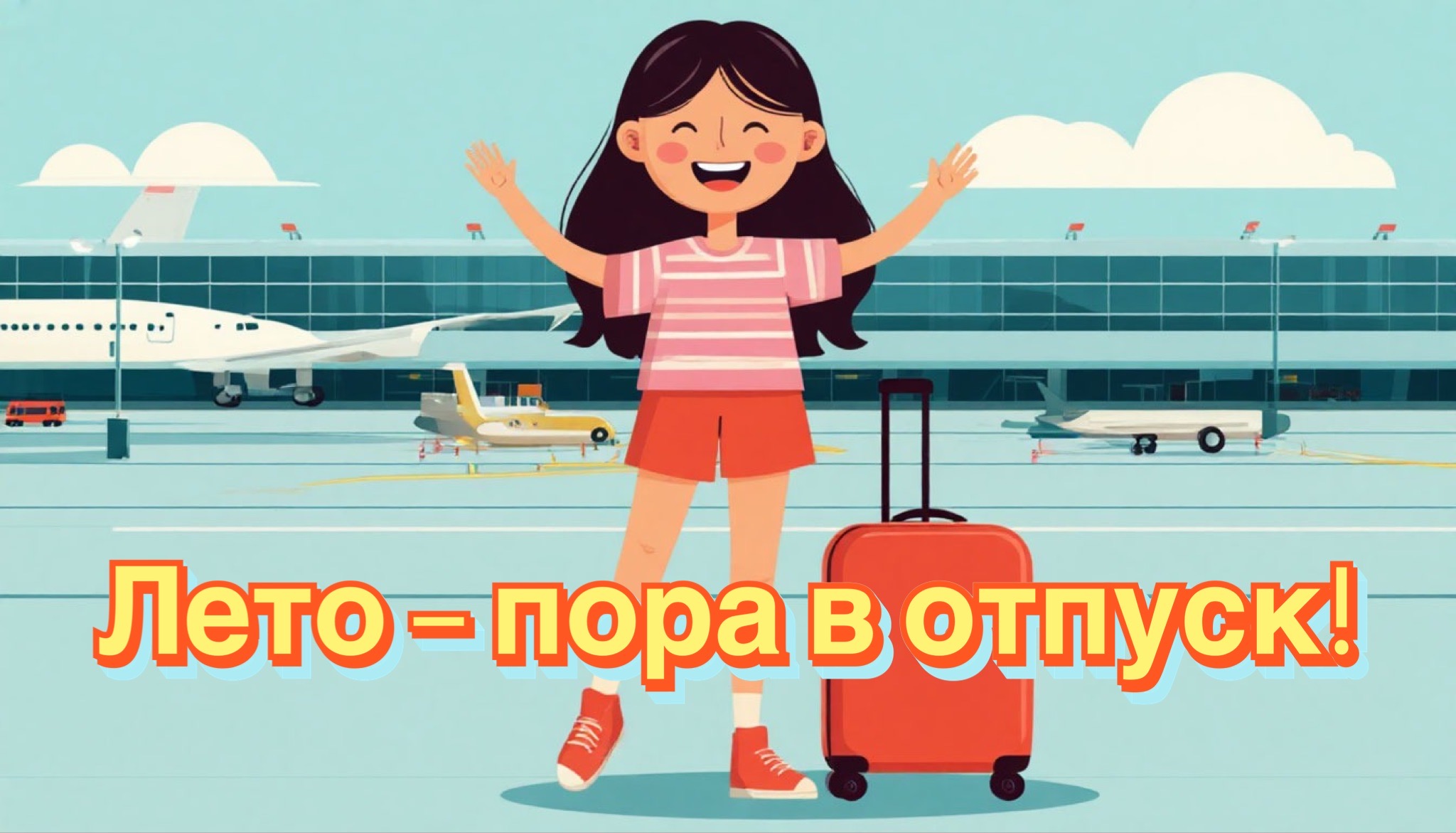 Открытка с первым днем лета