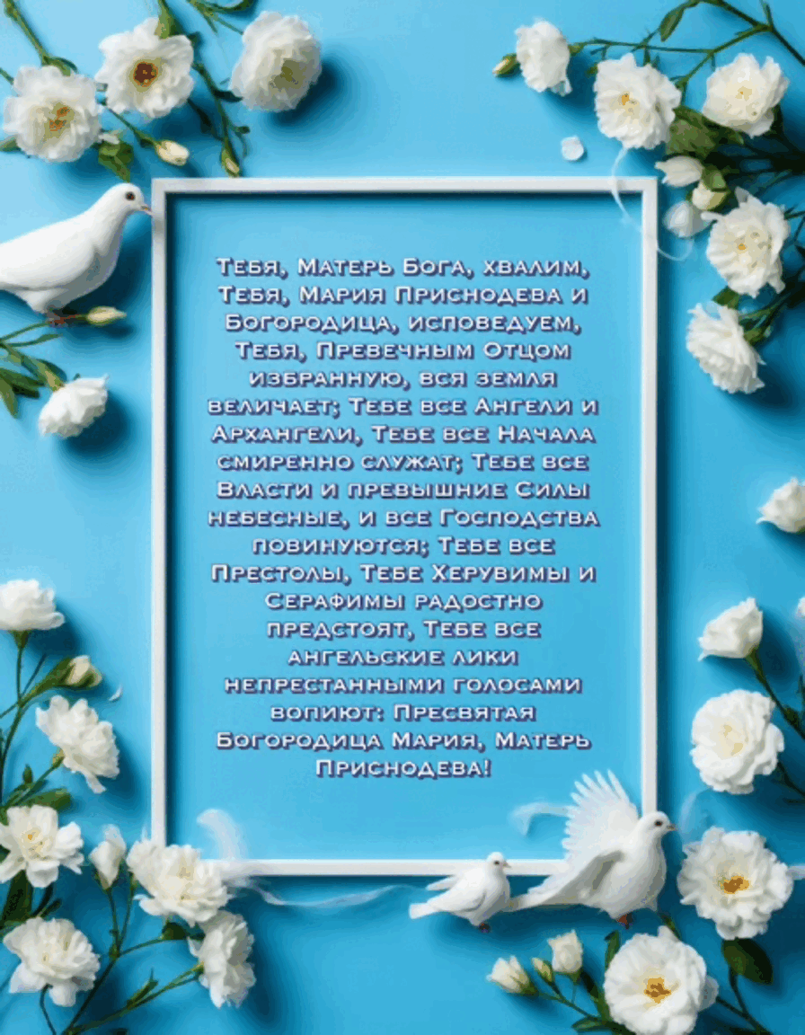 Гиф с Рождеством Богородицы