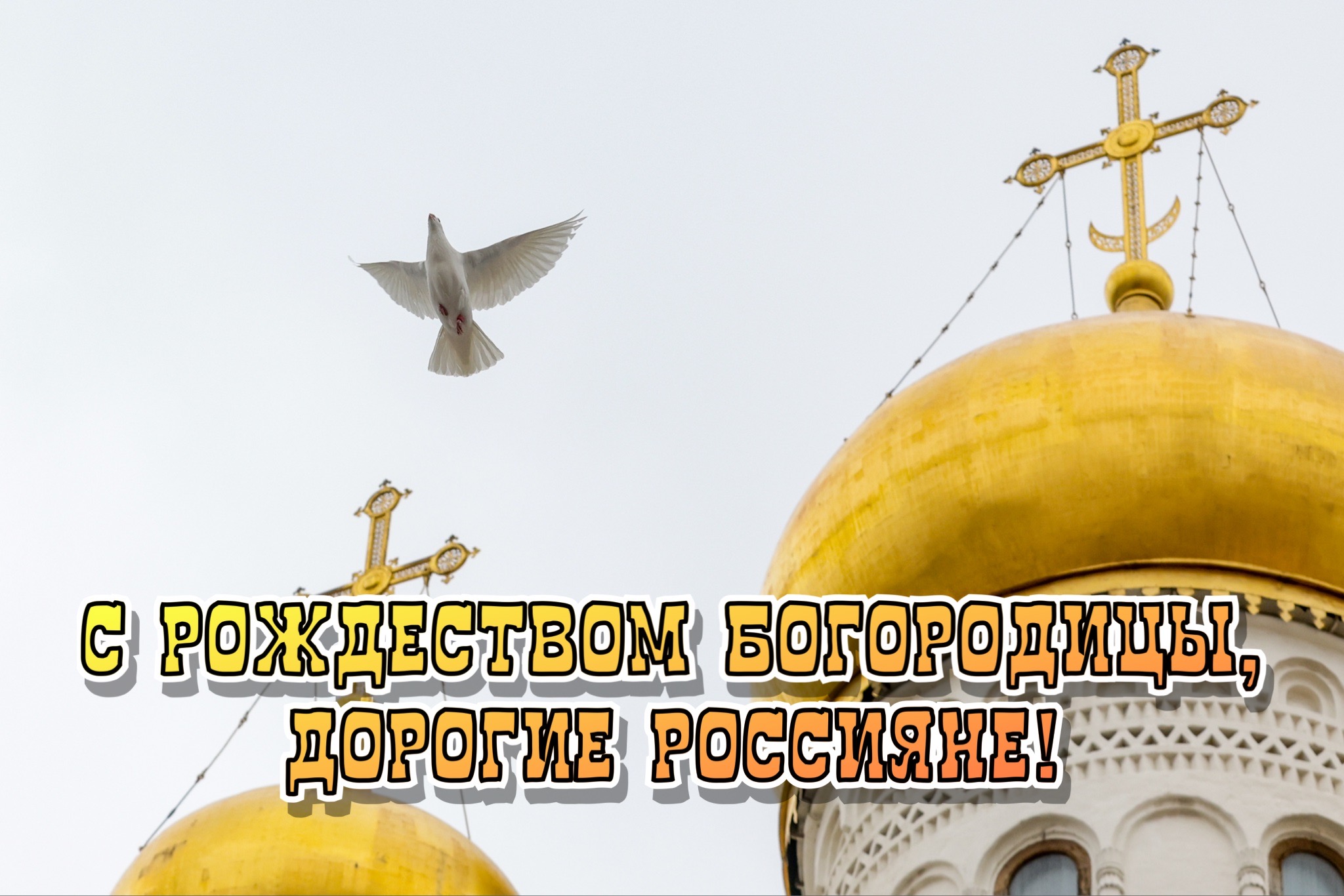 Открытка с Рождеством Богородицы