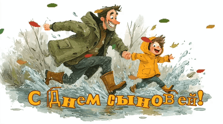 Гиф с Днем сыновей