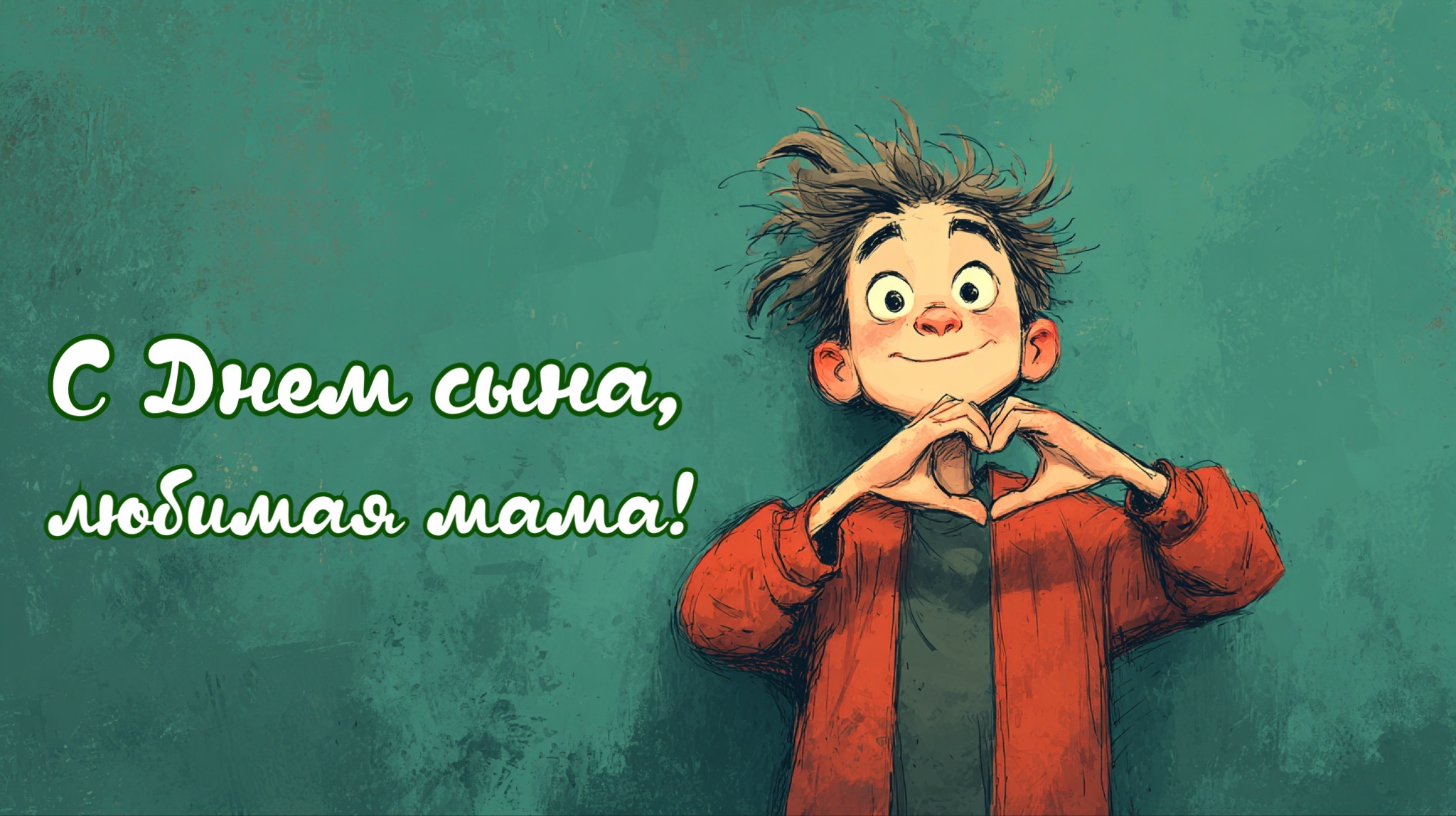 Открытка с Днем сыновей