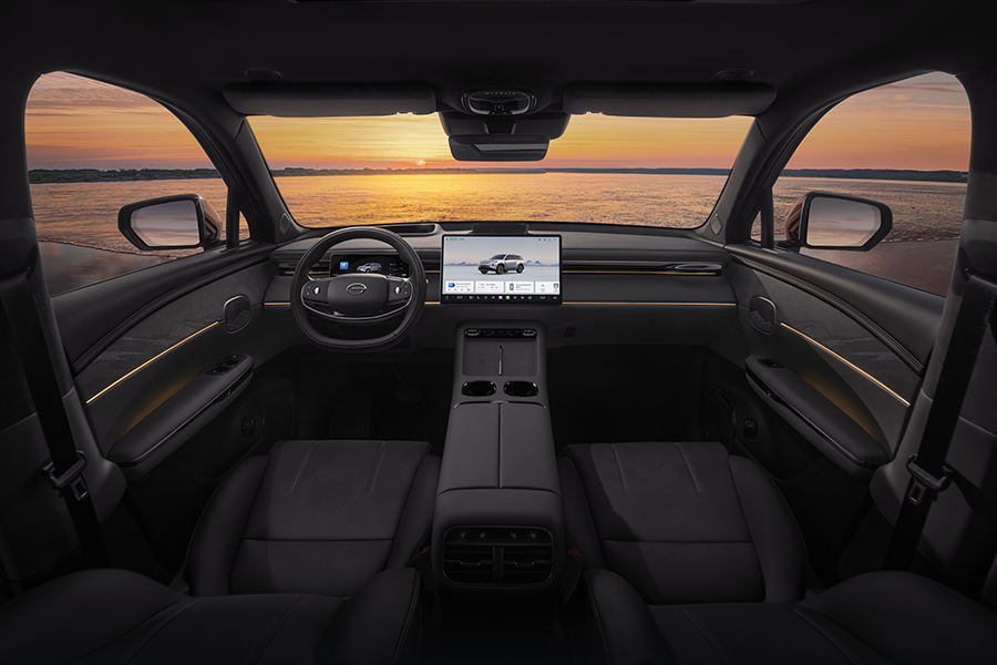 Интерьер салона машины