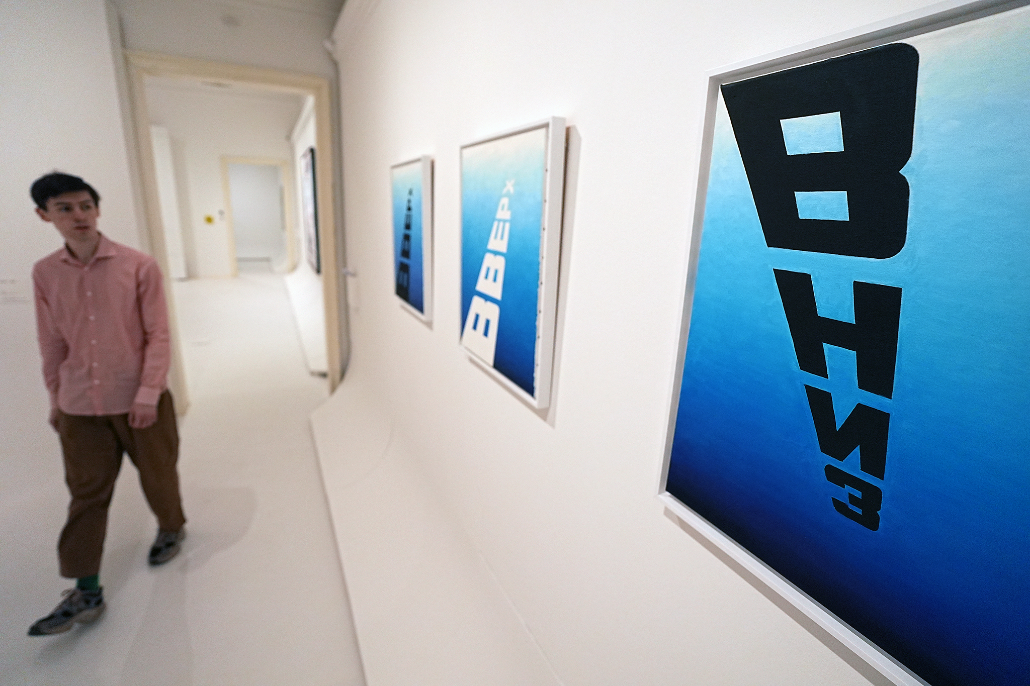 Работы на выставке 