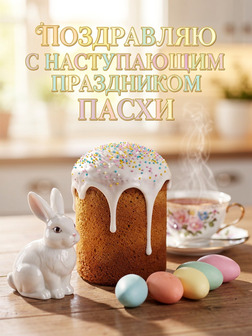 С наступающей Пасхой, красивые открытки
