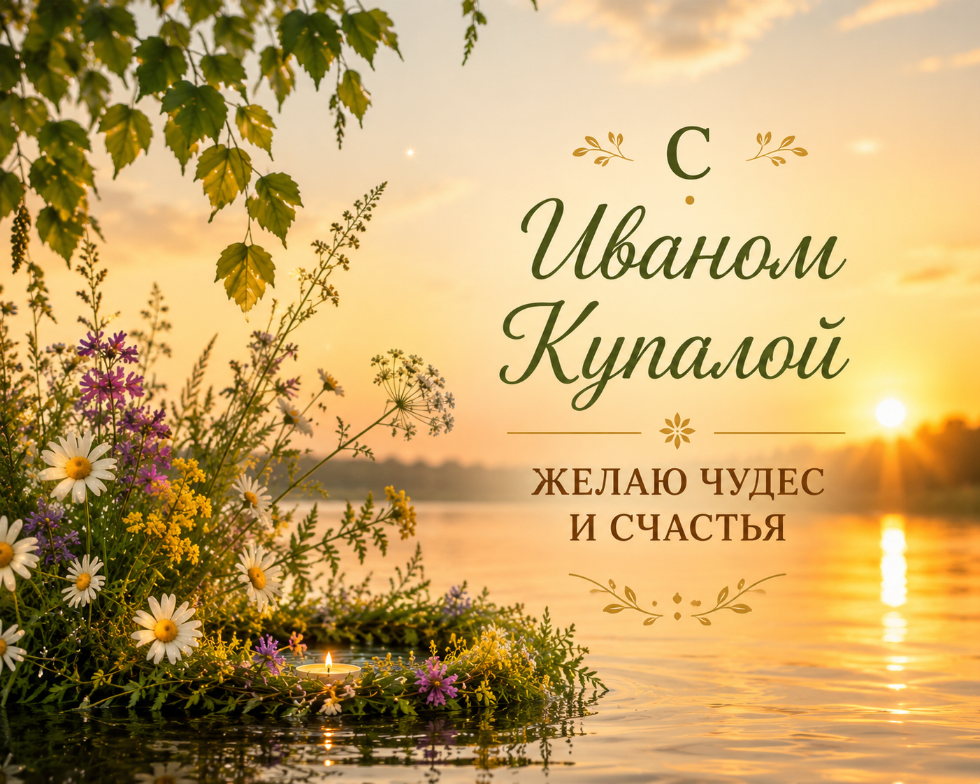 С Днем Ивана Купалы, с Иваном Купалой