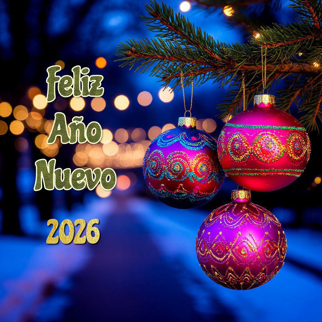 С Новым годом на испанском языке