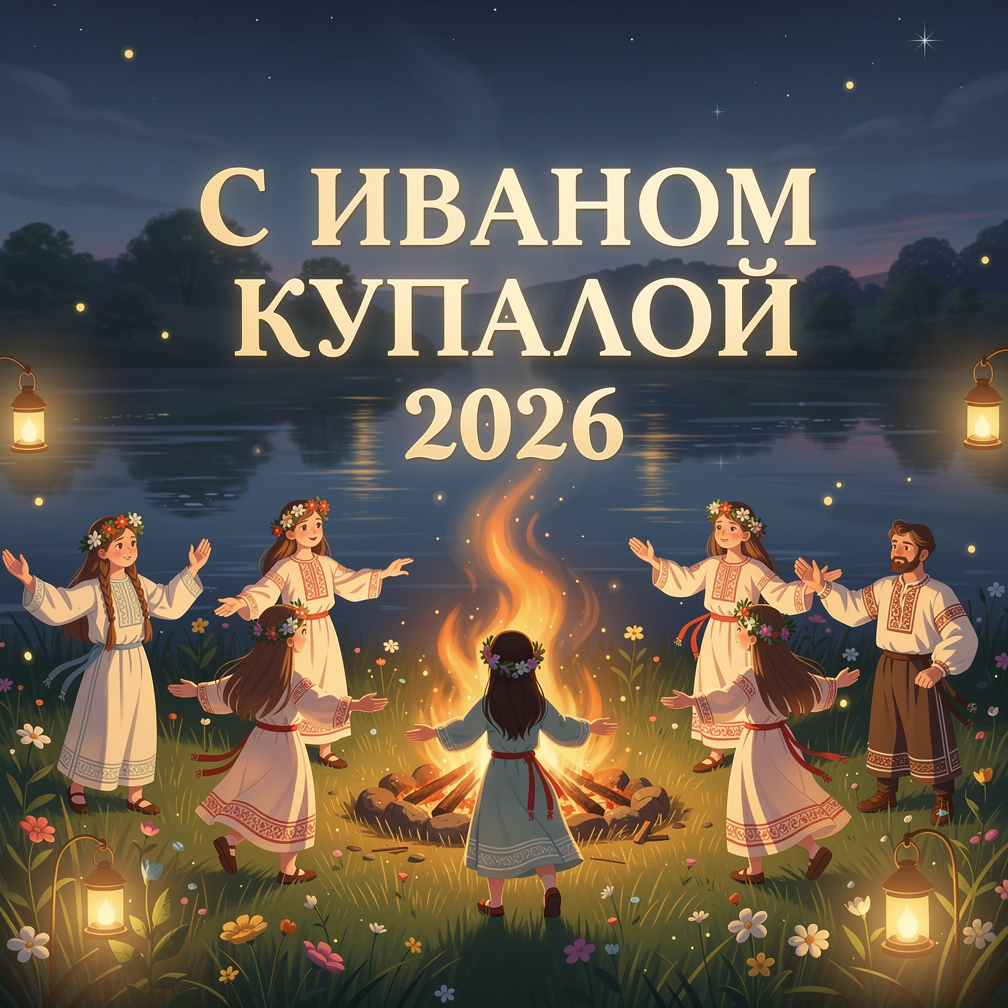 С Днем Ивана Купалы, открытки и гифки