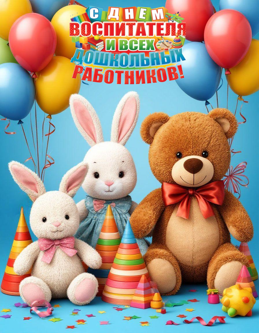 С Днем воспитателя, с Днем дошкольного работника