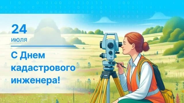 Открытка с Днем кадастрового инженера