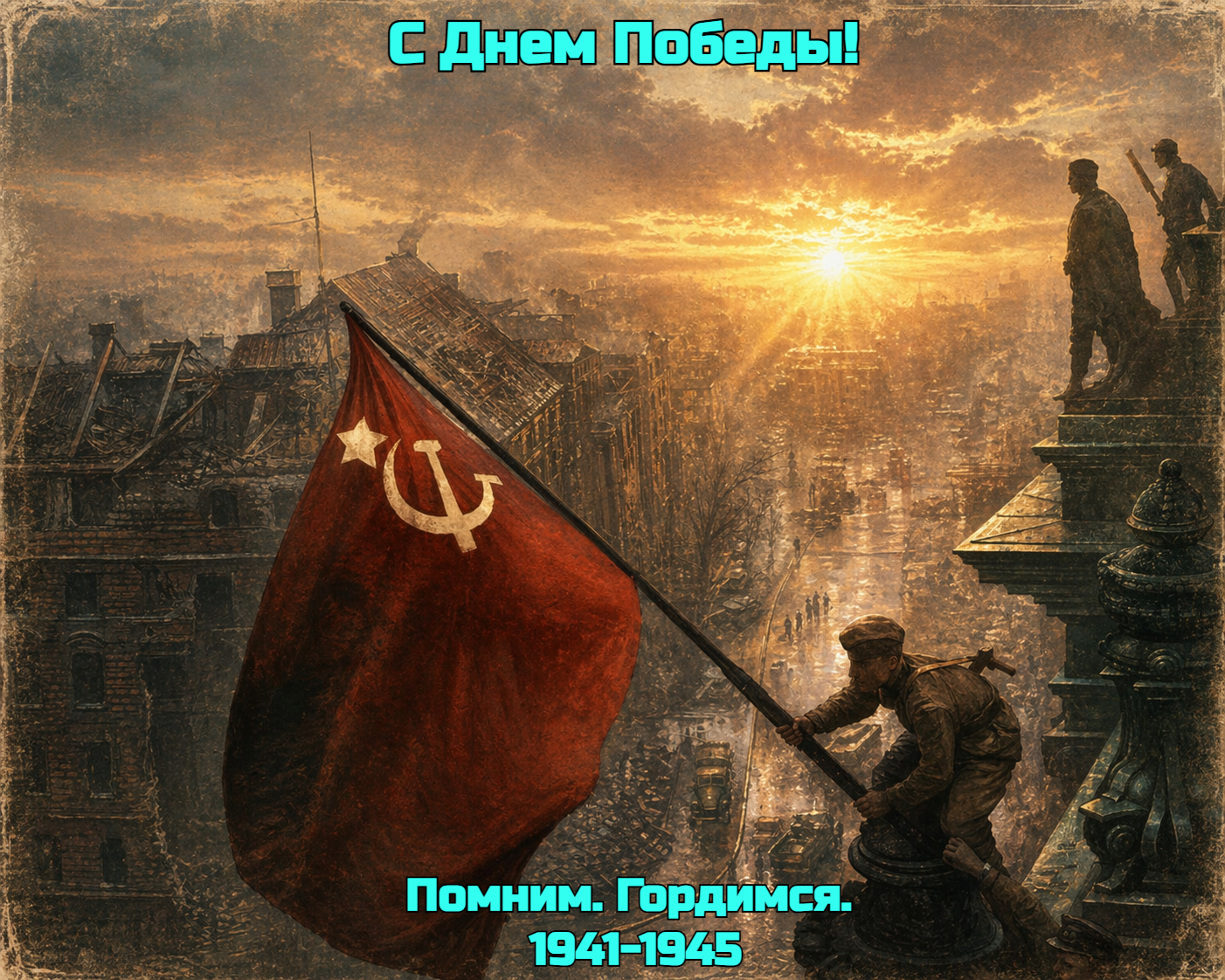 Открытка с Днем Победы
