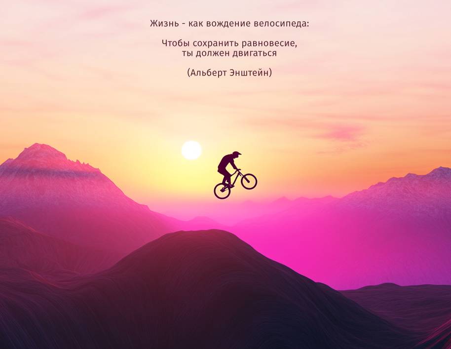 Открытка с Днем Велосипедиста