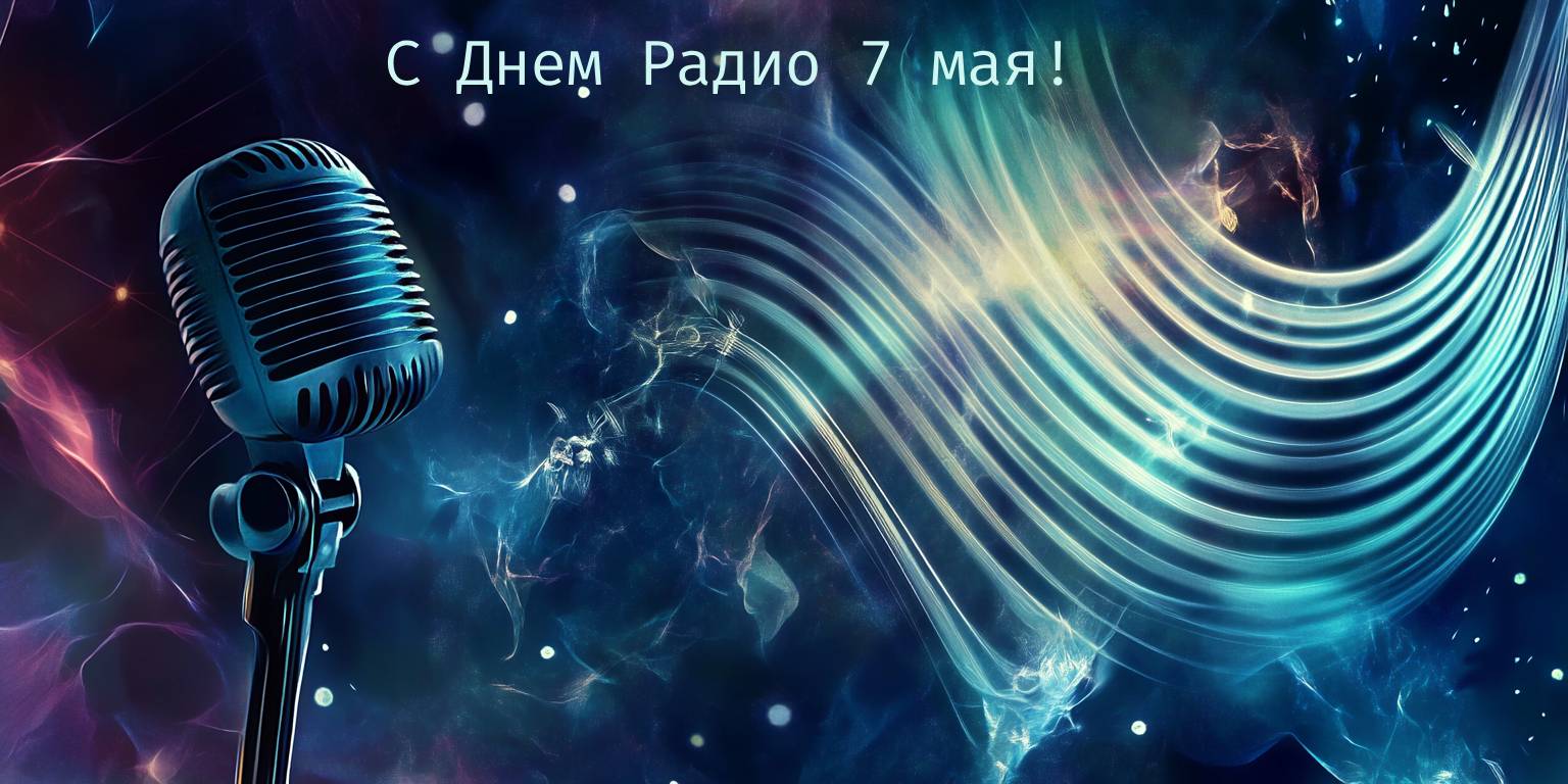 Открытка С Днем Радио