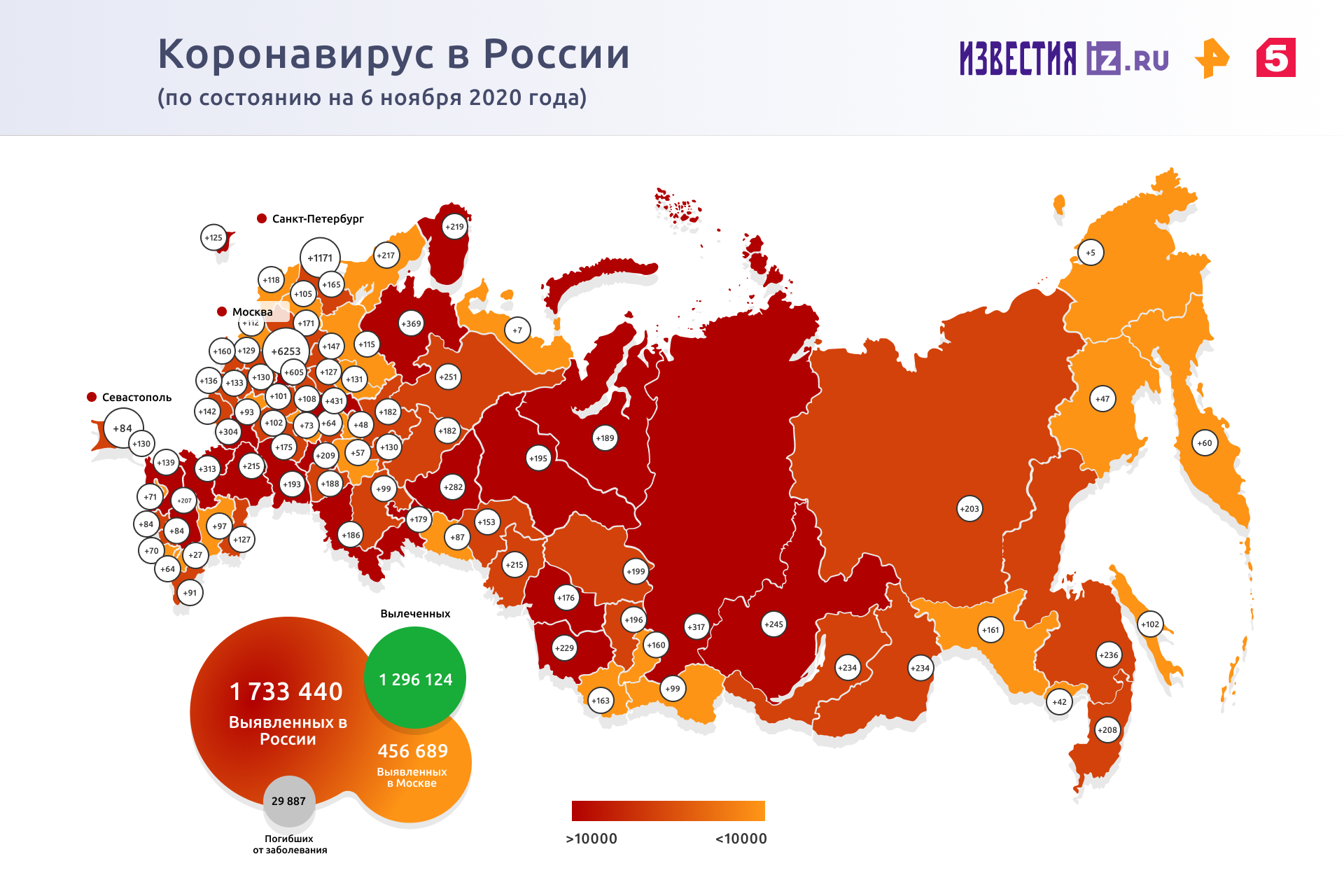 Более 1,1 тыс. заболевших COVID-19 за сутки впервые выявили в