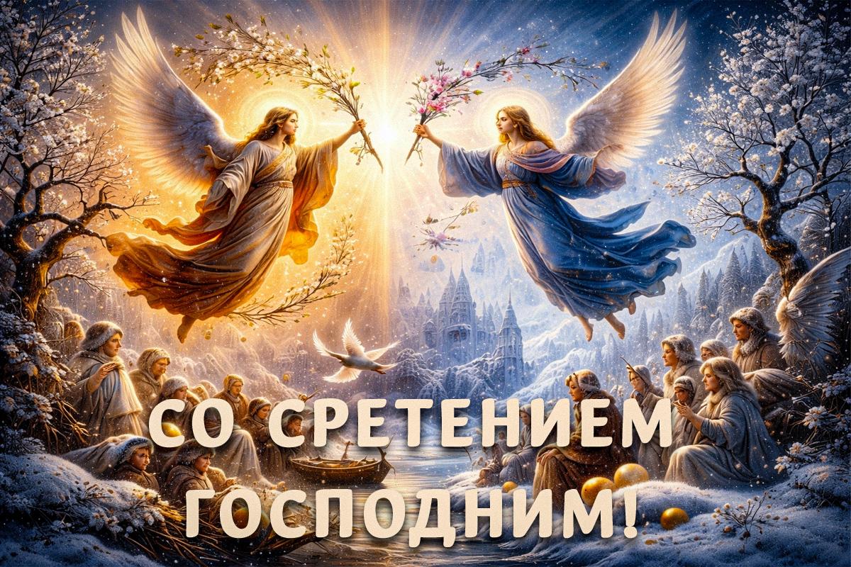 Со Сретением Господним, с праздником Сретения