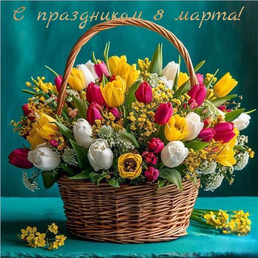 С 8 марта, бабушка