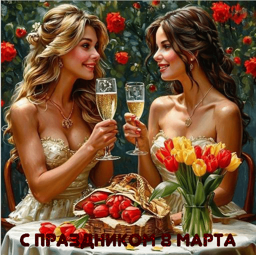 С 8 марта, подруга